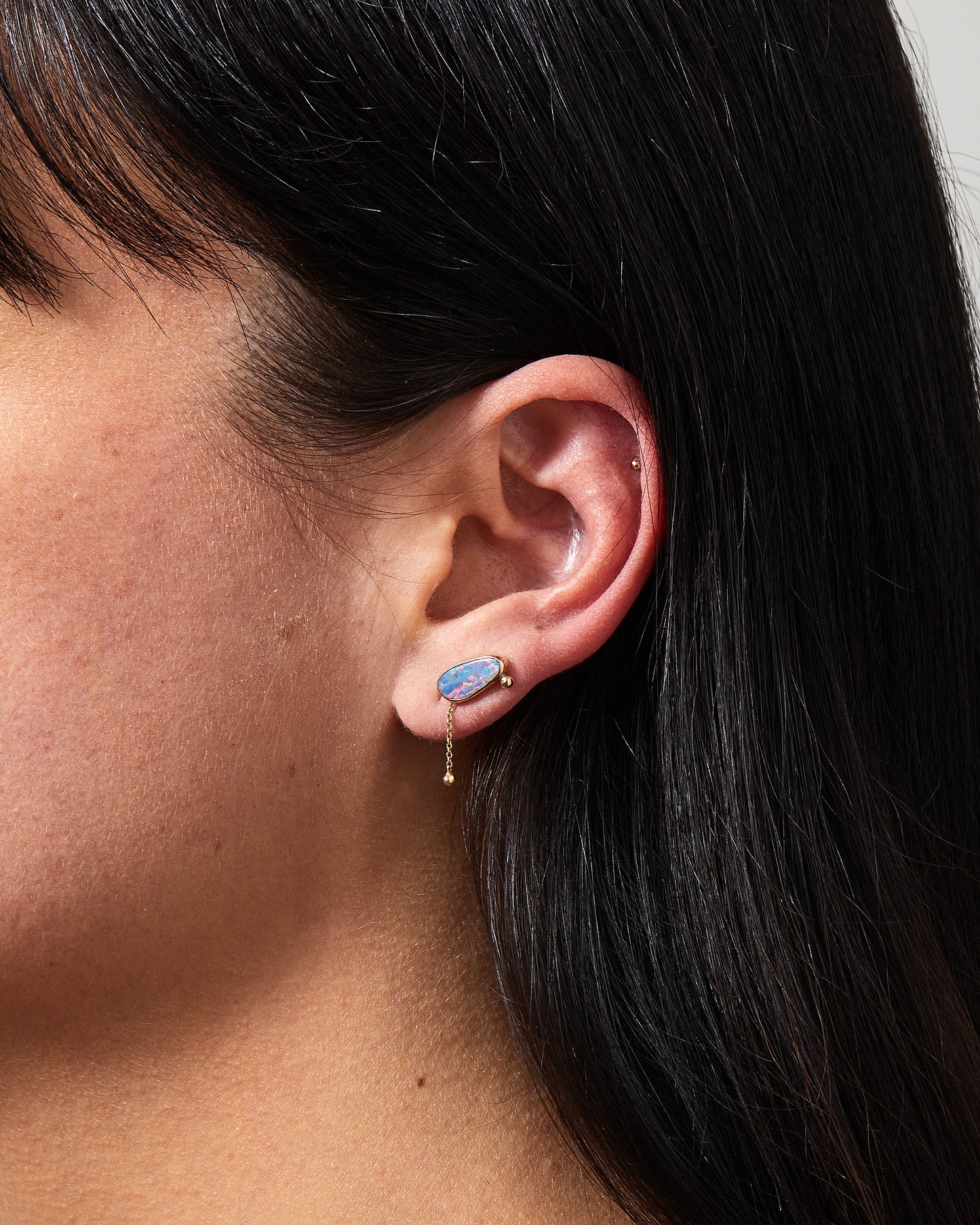 Opal Lagoon Droplet Earrings
