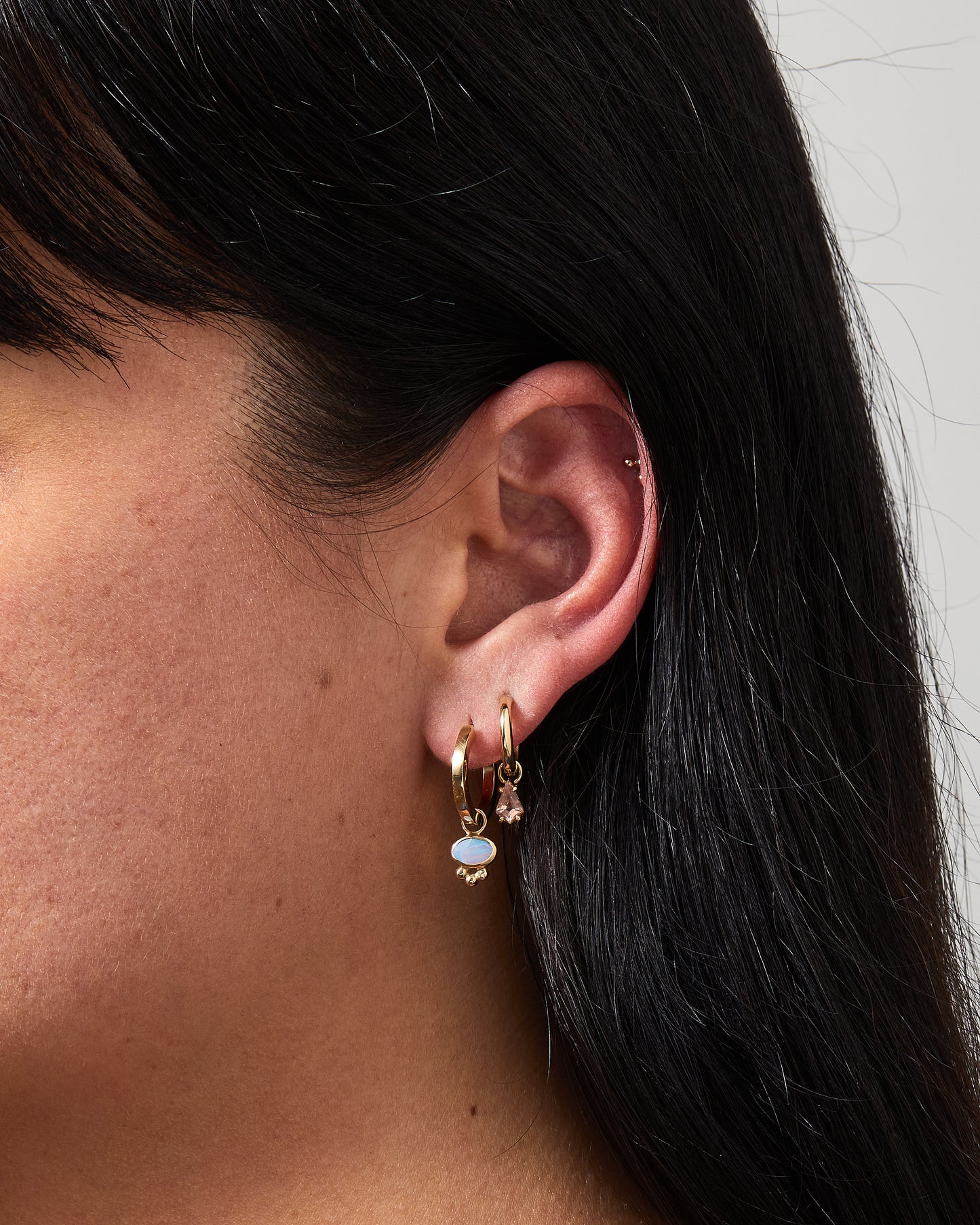 Opal Bubble Geo Charm