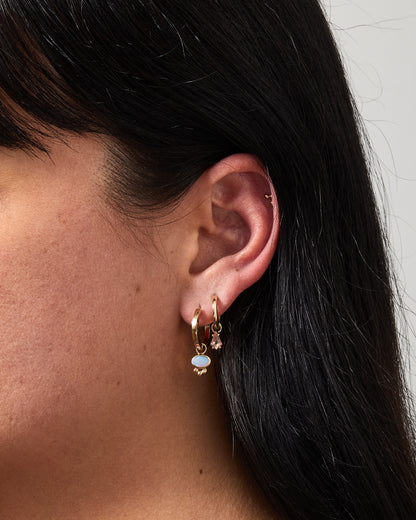 Opal Bubble Geo Charm