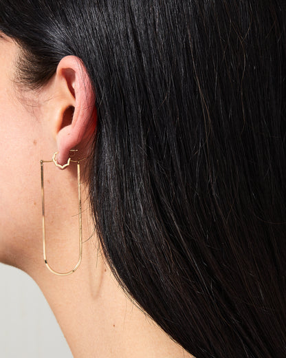 Gold Wave Hoops