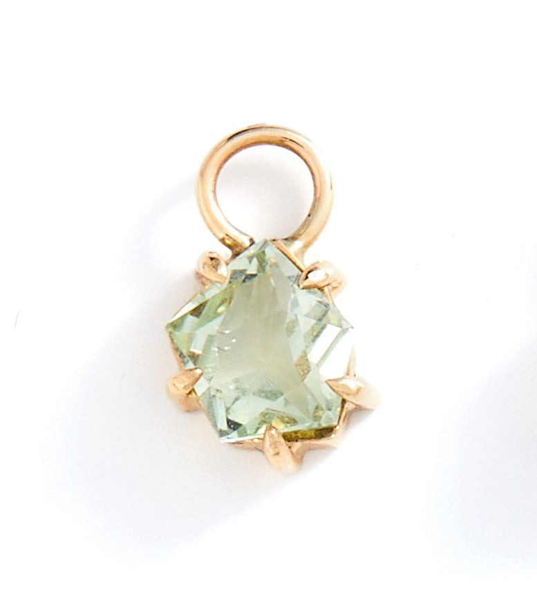 Green Garnet Geo Charm