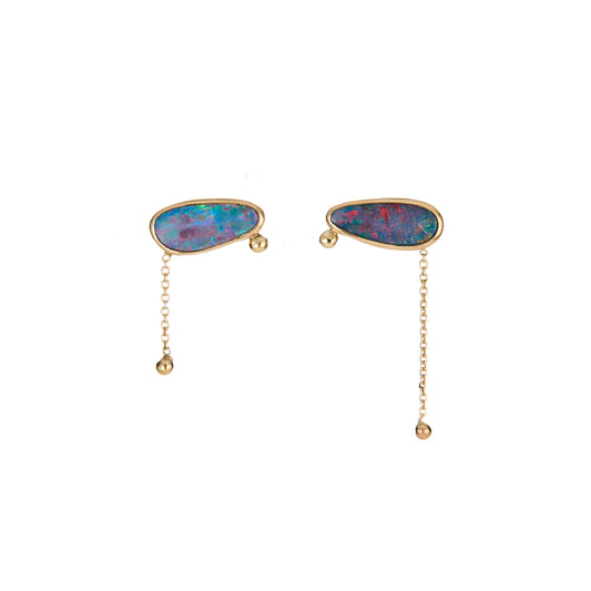 Opal Lagoon Droplet Earrings