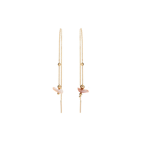 Urania Pearl Threader Earrings