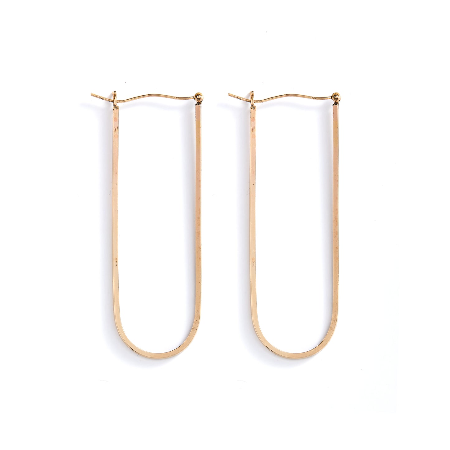 Gold Wave Hoops