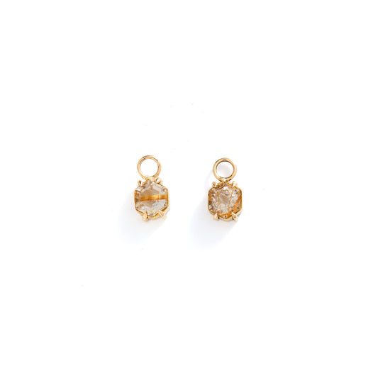 Rutilated Quartz Geo Charm