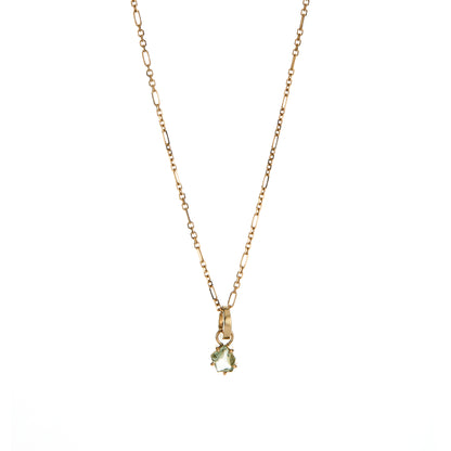 Green Garnet Geo Charm